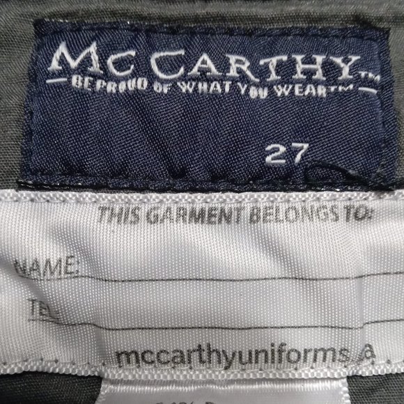 McCarthy Uniforms Gray High School Trousers Size US 27 - Picture 4 of 6